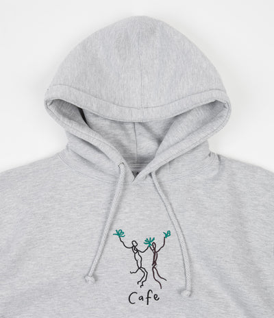 Skateboard Cafe Unity Embroidered Hoodie - Heather Grey