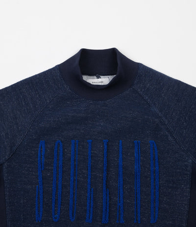 Soulland Albert Turtleneck Sweatshirt - Navy