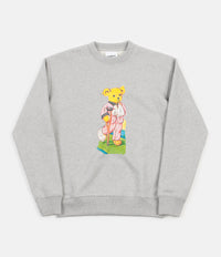 Soulland Scraps Sweatshirt - Grey Melange