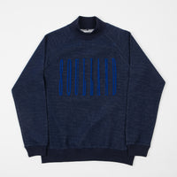 Soulland Albert Turtleneck Sweatshirt - Navy thumbnail