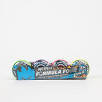 Spitfire Formula Four Conical 99DU Razzle Mash Up Wheels - 53mm - Green / Purple / Pink / Yellow thumbnail