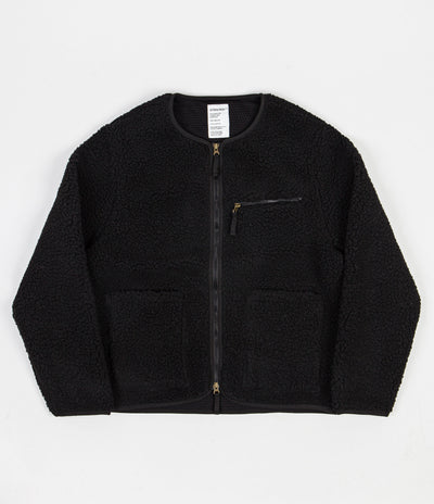 Stan Ray Fleece Layer Cardigan - Black