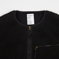 Stan Ray Fleece Layer Cardigan - Black thumbnail