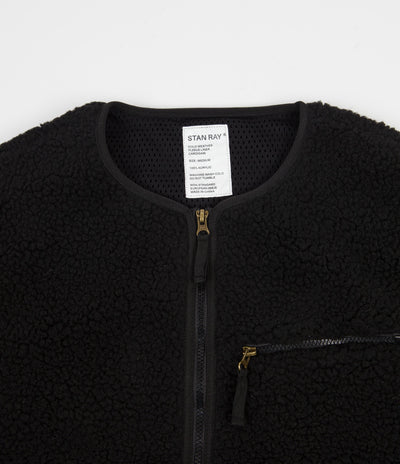 Stan Ray Fleece Layer Cardigan - Black