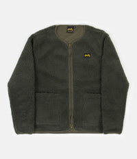 Stan Ray Fleece Layer Cardigan - Olive