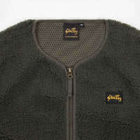 Stan Ray Fleece Layer Cardigan - Olive thumbnail