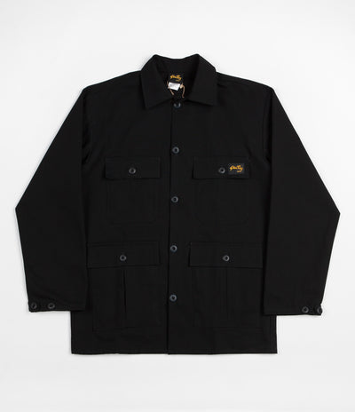 Stan Ray Four Pocket Military Jacket - Black Ripstop