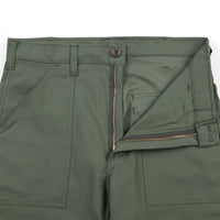 Stan Ray Original 107 4 Pocket Fatigue Trousers - Olive Sateen thumbnail