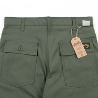 Stan Ray Original 107 4 Pocket Fatigue Trousers - Olive Sateen thumbnail