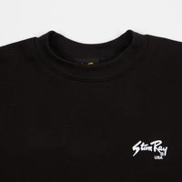 Stan Ray Peace Stripe Crewneck Sweatshirt - Black thumbnail