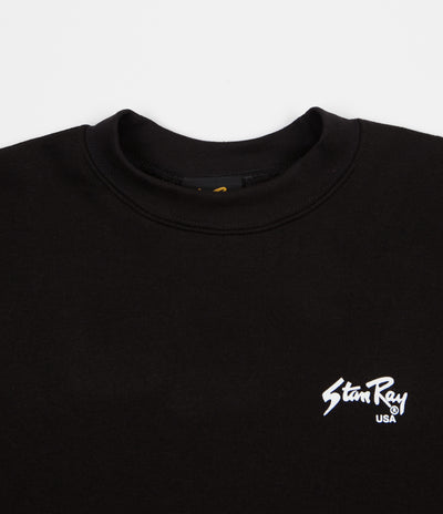 Stan Ray Peace Stripe Crewneck Sweatshirt - Black