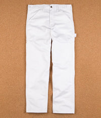 Stan Ray Single Front Painter Pant Trousers - White