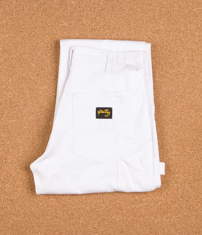 Stan Ray Single Front Painter Pant Trousers - White