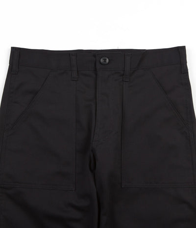 Stan Ray Slim Fit 4 Pocket Fatigue Trousers - Black Twill