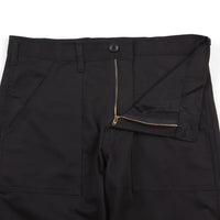 Stan Ray Slim Fit 4 Pocket Fatigue Trousers - Black Twill thumbnail