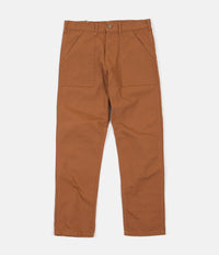 Stan Ray Slim Fit 4 Pocket Fatigue Trousers - Brown Duck