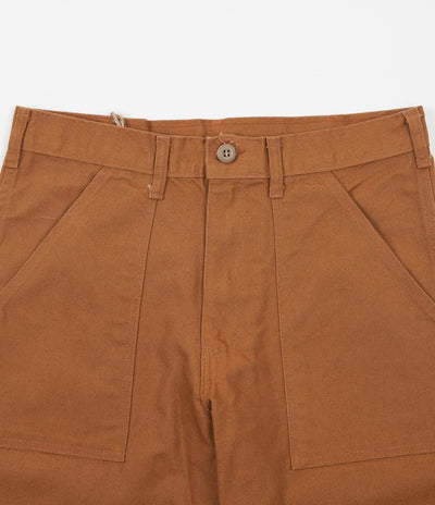 Stan Ray Slim Fit 4 Pocket Fatigue Trousers - Brown Duck