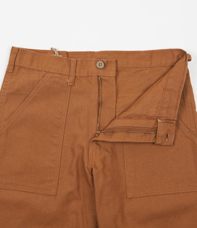 Stan Ray Slim Fit 4 Pocket Fatigue Trousers - Brown Duck