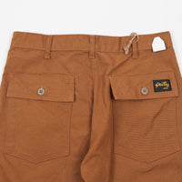 Stan Ray Slim Fit 4 Pocket Fatigue Trousers - Brown Duck thumbnail