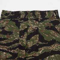 Stan Ray Slim Fit 4 Pocket Fatigue Trousers - Green Tigerstripe Ripstop thumbnail