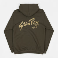 Stan Ray Stan Logo Hooded Sweatshirt - Olive thumbnail