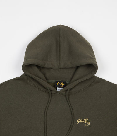 Stan Ray Stan Logo Hooded Sweatshirt - Olive