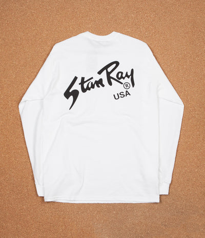 Stan Ray Stan Long Sleeve T-Shirt - White PFD