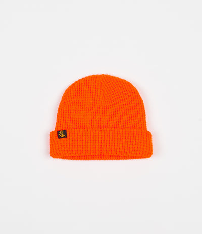 Stan Ray Waffle Skull Cap Beanie - Blaze Orange