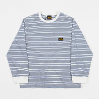 Stan Ray Yarn Dye Stripe Narrow Long Sleeve T-Shirt - Clean Blue thumbnail