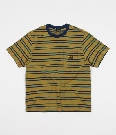 Stan Ray Yarn Dye Stripe Narrow T-Shirt - Navy