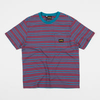 Stan Ray Yarn Dye Stripe Narrow T-Shirt - Parrot thumbnail