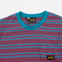 Stan Ray Yarn Dye Stripe Narrow T-Shirt - Parrot thumbnail