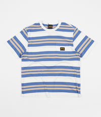 Stan Ray Yarn Dye Stripe Thick T-Shirt - Clean Blue Border Stripe