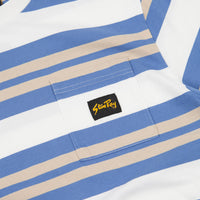 Stan Ray Yarn Dye Stripe Thick T-Shirt - Clean Blue Border Stripe thumbnail