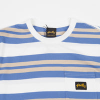 Stan Ray Yarn Dye Stripe Thick T-Shirt - Clean Blue Border Stripe thumbnail