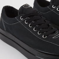 Stepney Workers Club Dellow Canvas Shoes - Black / Black thumbnail