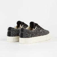 Stepney Workers Club Dellow Ramble Boucle Shoes - Charcoal thumbnail