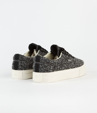 Stepney Workers Club Dellow Ramble Boucle Shoes - Charcoal