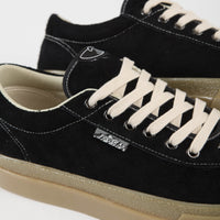 Stepney Workers Club Dellow Raw Suede Shoes - Black / Gum thumbnail