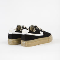 Stepney Workers Club Dellow S-Strike Suede Shoes - Black / Gum thumbnail