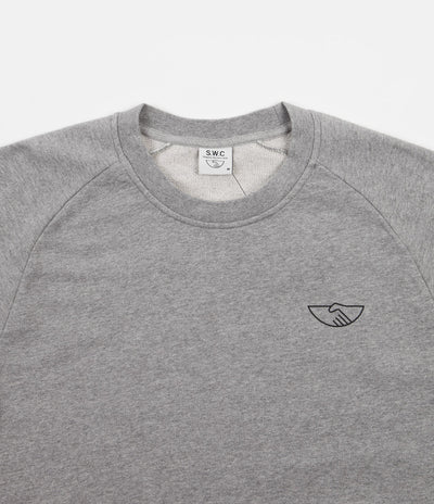 Stepney Workers Club Handshake Sweatshirt - Marl Grey