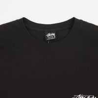 Stussy 100% Pigment Dyed T-Shirt - Black | Flatspot