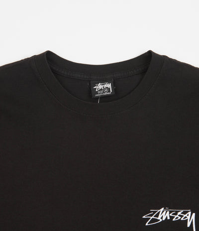 Stussy 100% Pigment Dyed T-Shirt - Black