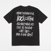 Stussy 100% Pigment Dyed T-Shirt - Black thumbnail