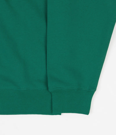 Stussy 3D Collegiate Applique Crewneck Sweatshirt - Dark Green