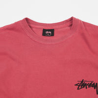 Stussy 8 Ball Pigment Dyed T-Shirt - Raspberry thumbnail