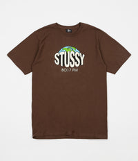 Stussy 80.17 FM T-Shirt - Chocolate