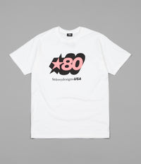 Stussy 80 Star T-Shirt - White