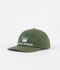 Stussy 93 Slick Crown Low Pro Cap - Olive