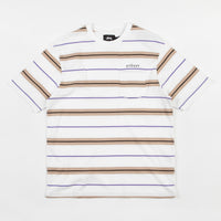 Stussy Alex Stripe T-Shirt - White thumbnail